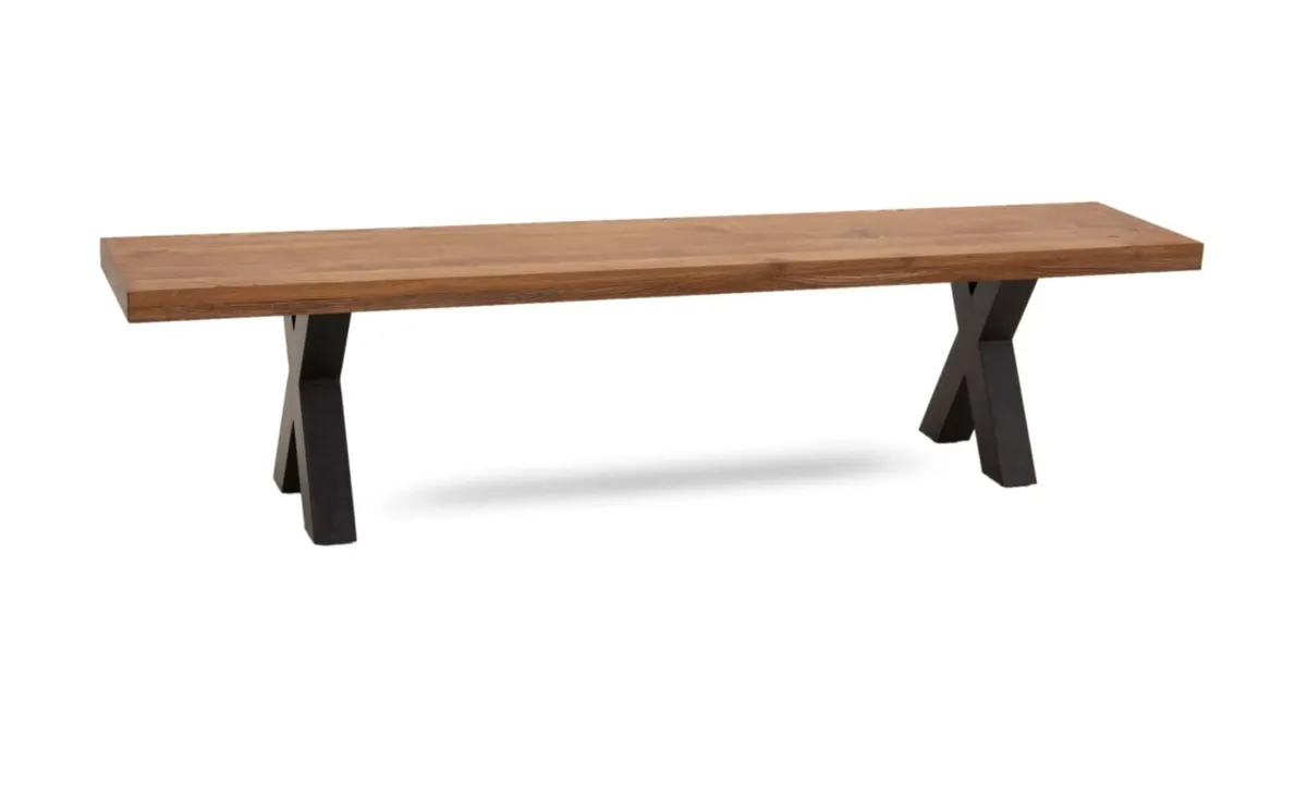 2.2m table and bench - Image 2