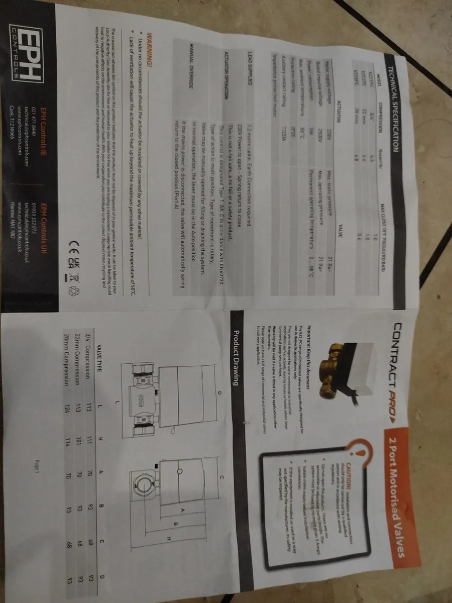 motorised  heating  valves - Image 2