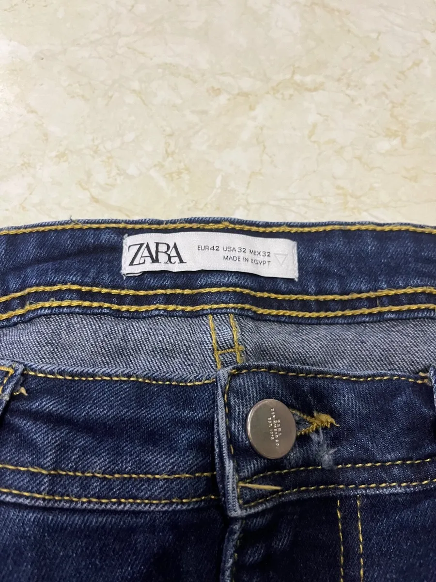Zara blue skinny jeans - Image 3