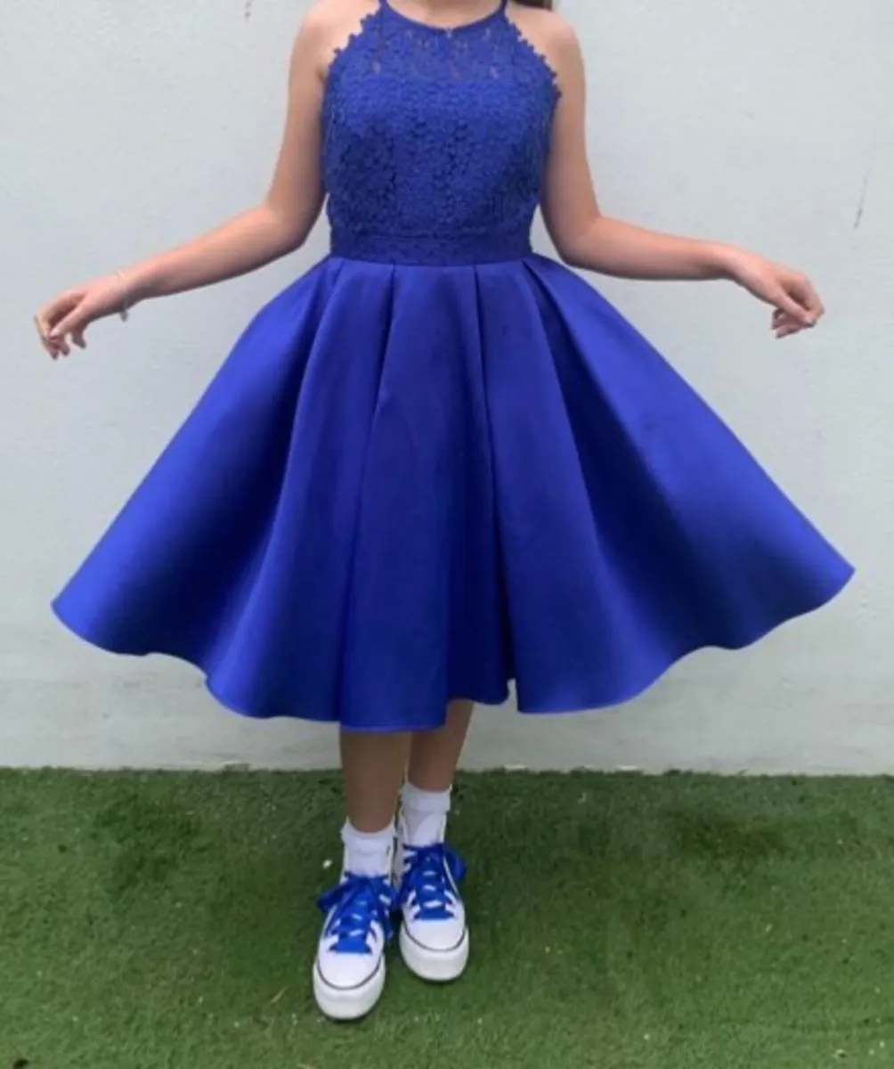 Royal Blue Confirmation Dress / Girls Occasion Dre - Image 1