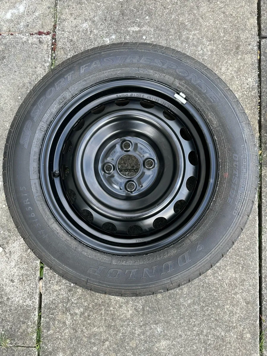 4 x New Steel Wheels + Dunlop Tyres 175/65/R15 - Image 4