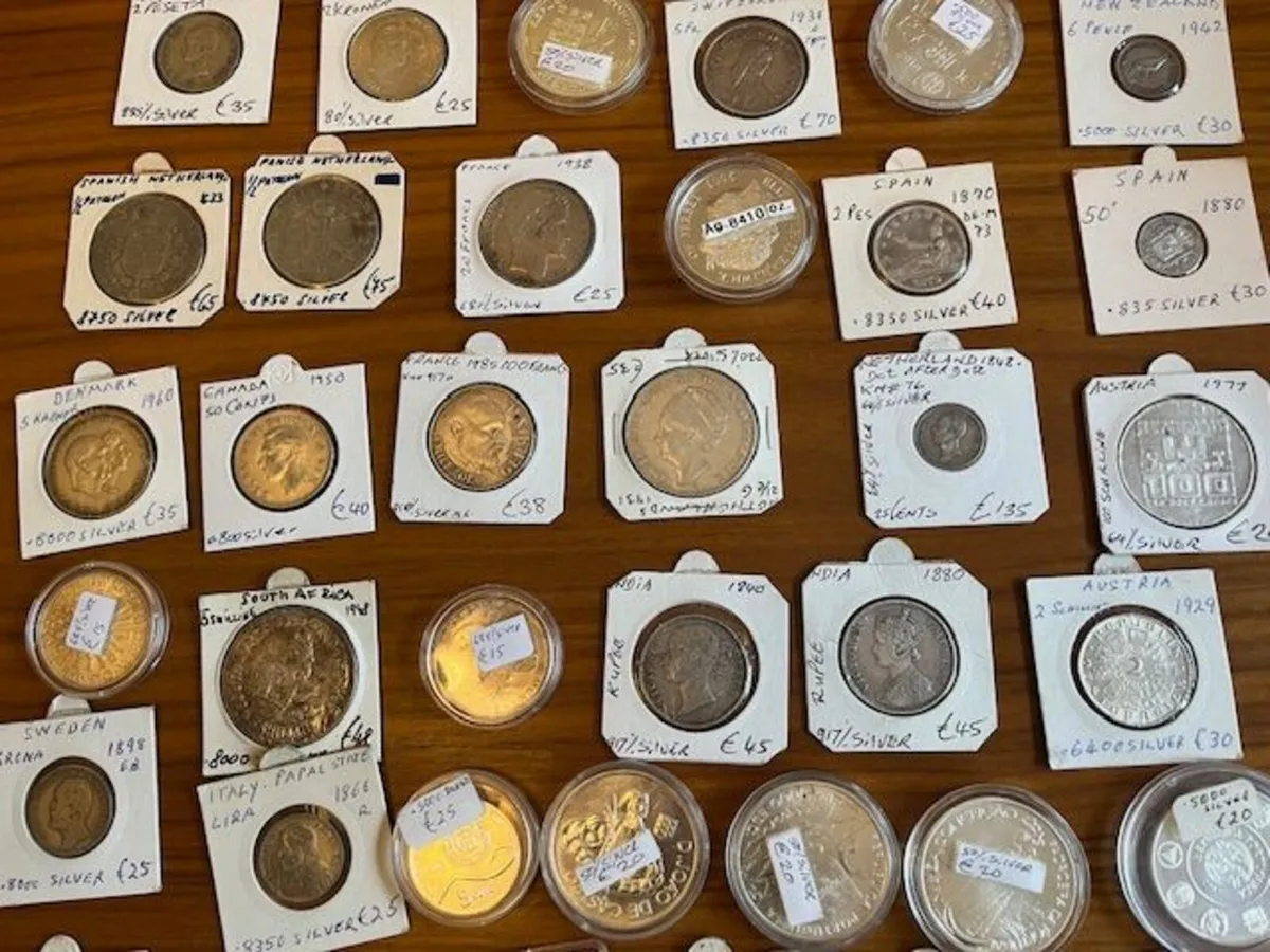 Coins - Various Silver Content and Prices - Image 3