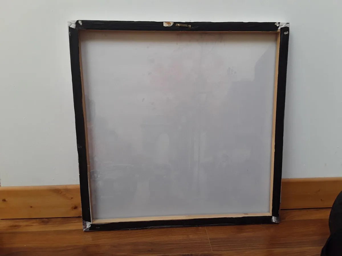 Lovely picture on canvas Paris in the 50s - Image 2