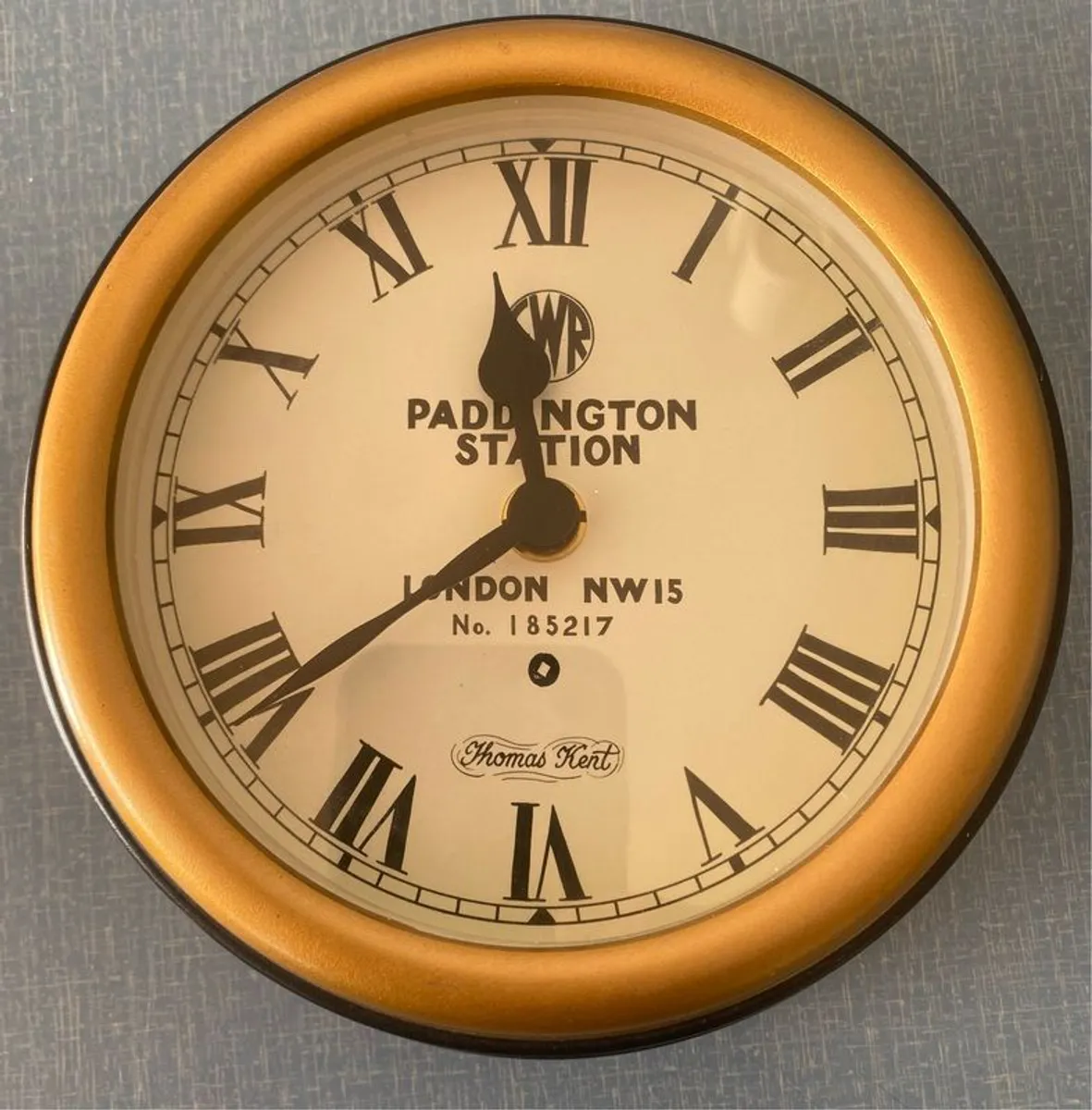 Thomas Kent Paddington Station Wall Clock. Laura Ashley. Excellent Condition - Image 1