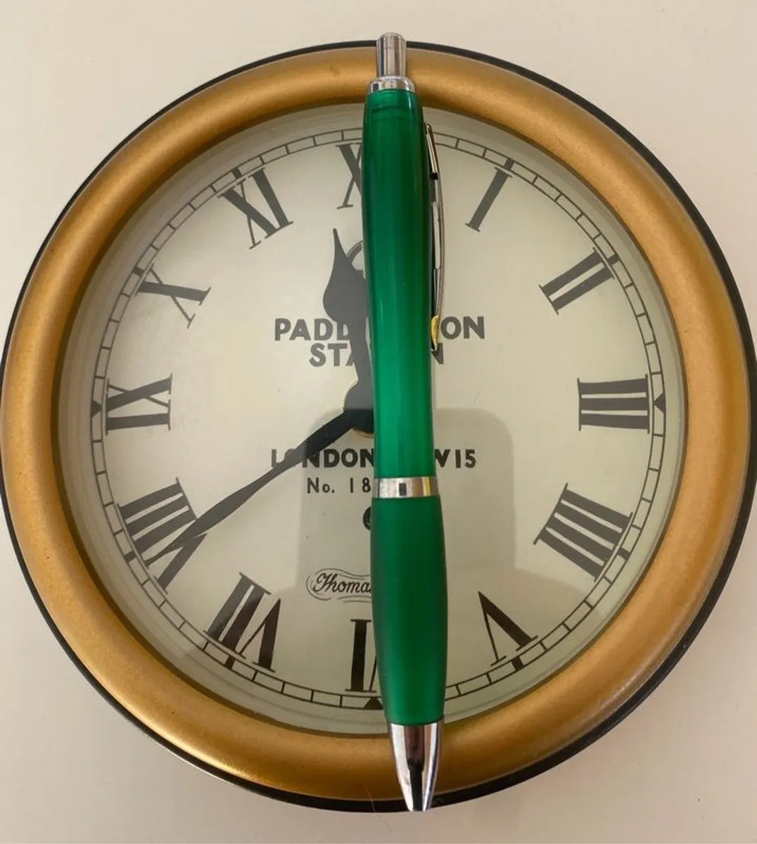 Thomas Kent Paddington Station Wall Clock. Laura Ashley. Excellent Condition - Image 4