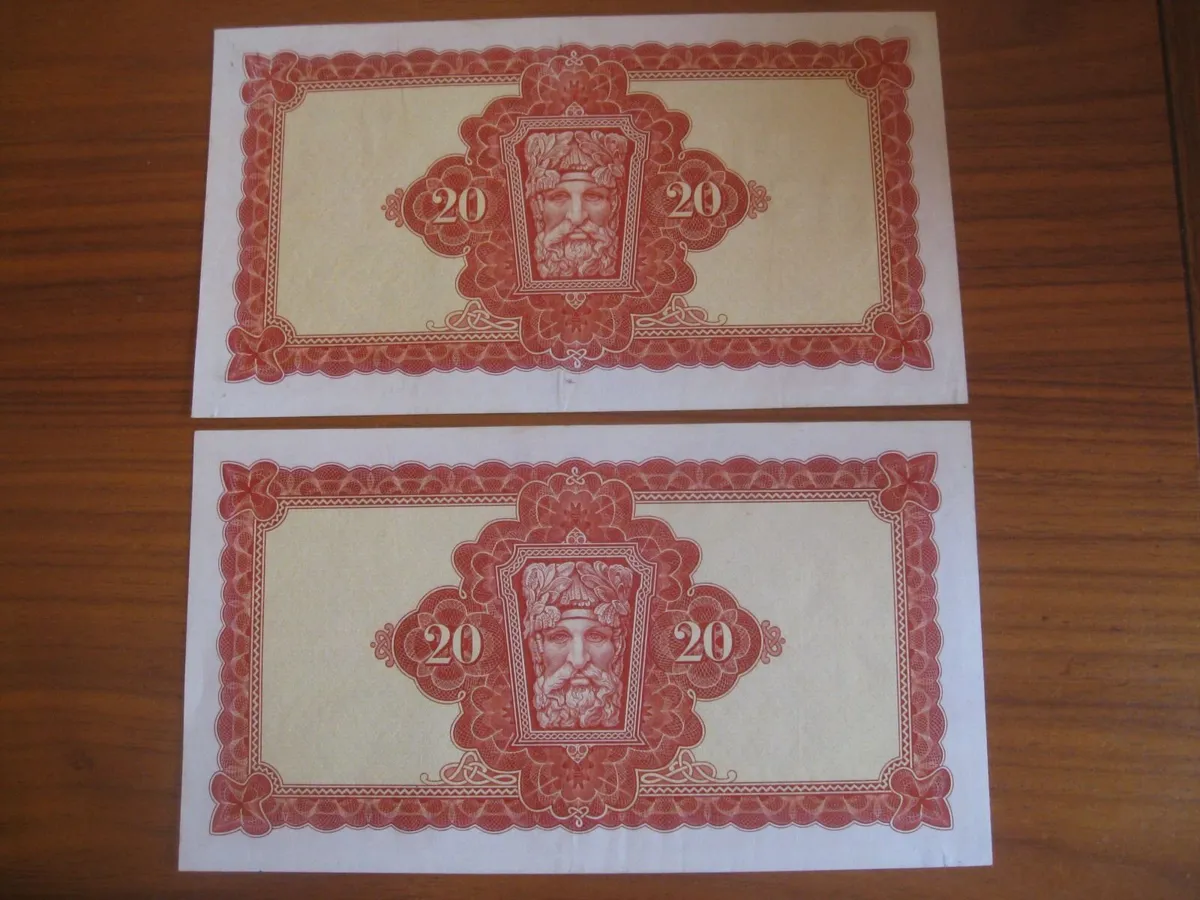 20 Pound Lavery Consecutive Notes - 600 Euros - Image 2