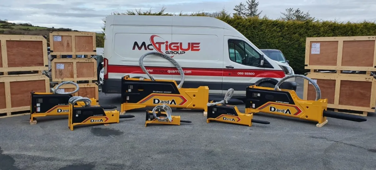 Full Range of D&A Rock Breakers and spare parts - Image 1