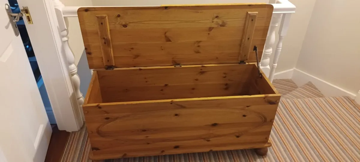 Solid Wooden Storage Chest / Blanket Box - Image 2