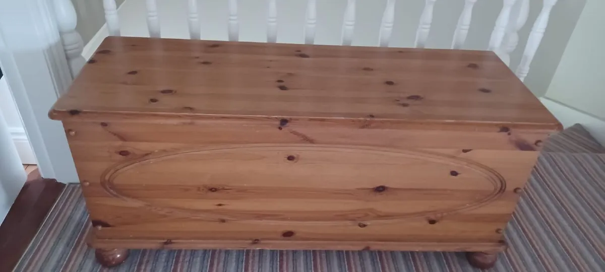 Solid Wooden Storage Chest / Blanket Box - Image 1