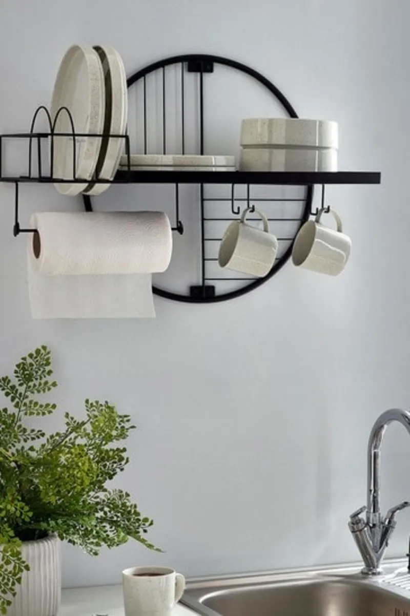 Next black metal kitchen storage rack - Image 2