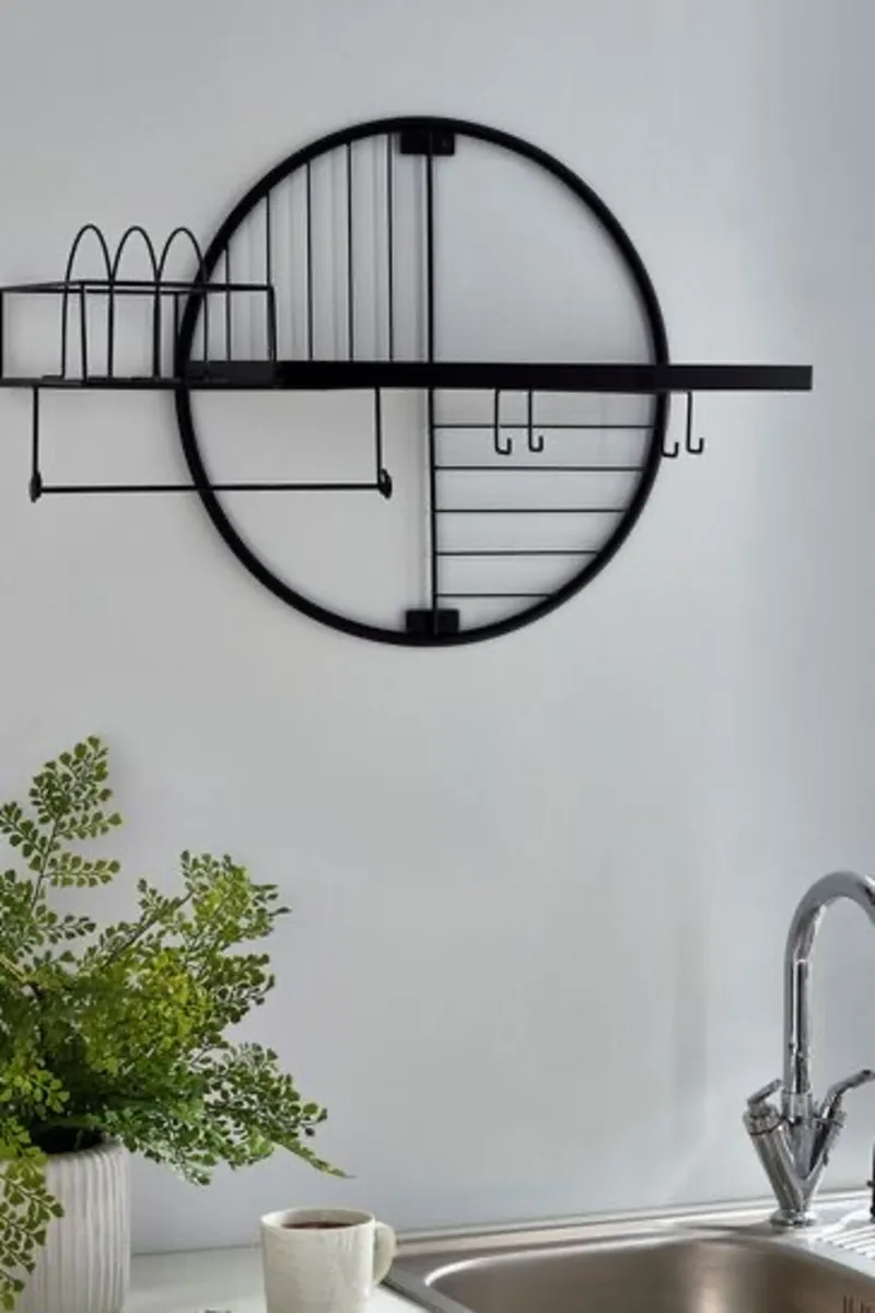 Next black metal kitchen storage rack - Image 3