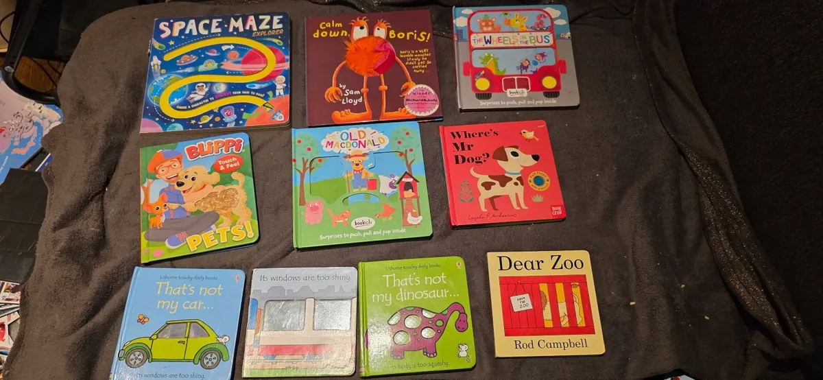 Interactive books for toddler x 10 - Image 1