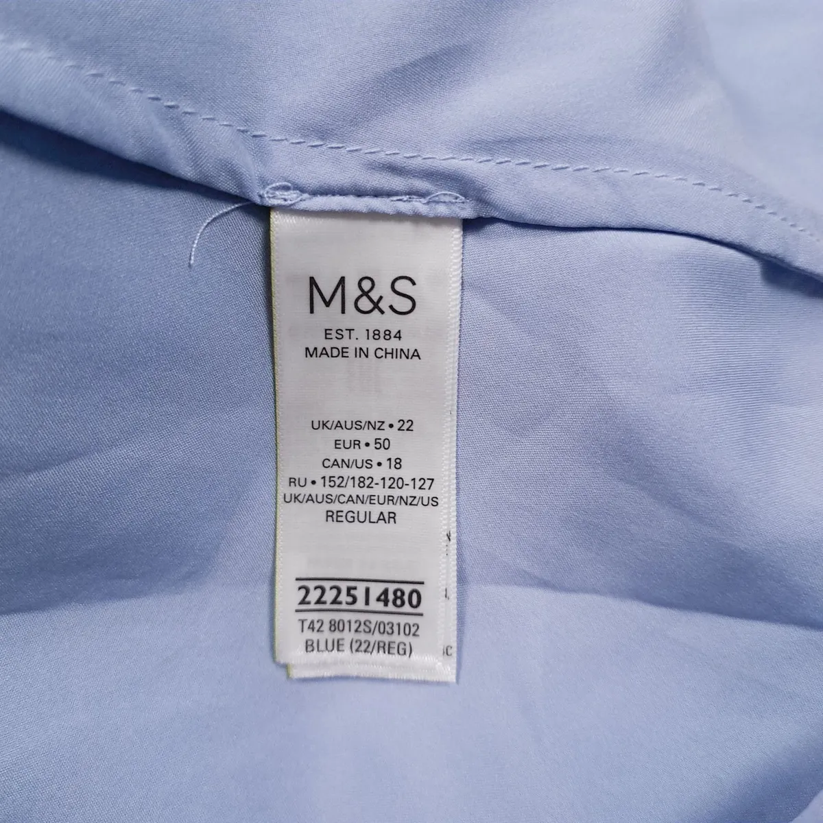 M&S Blue Floral Lace Strappy Midi Dress 22UK/50EU - Image 2