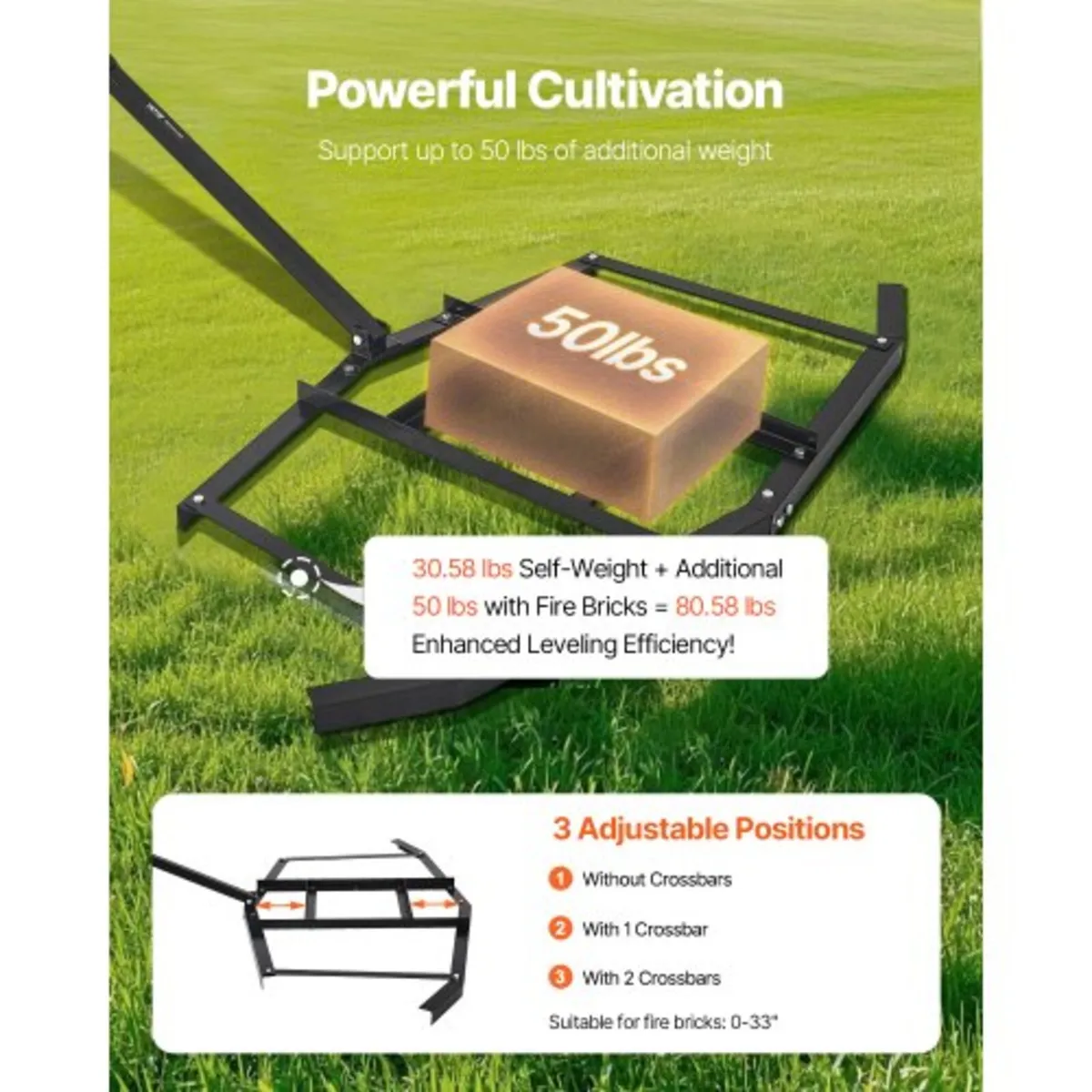 Drag Harrow, 66" Width Tow Behind Drag Harrow, Q23 - Image 3