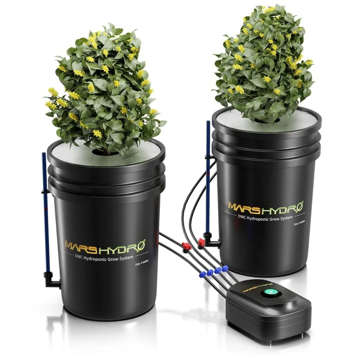 MARS HYDRO DWC - Hydroponics w/ lights + heaters - Image 1