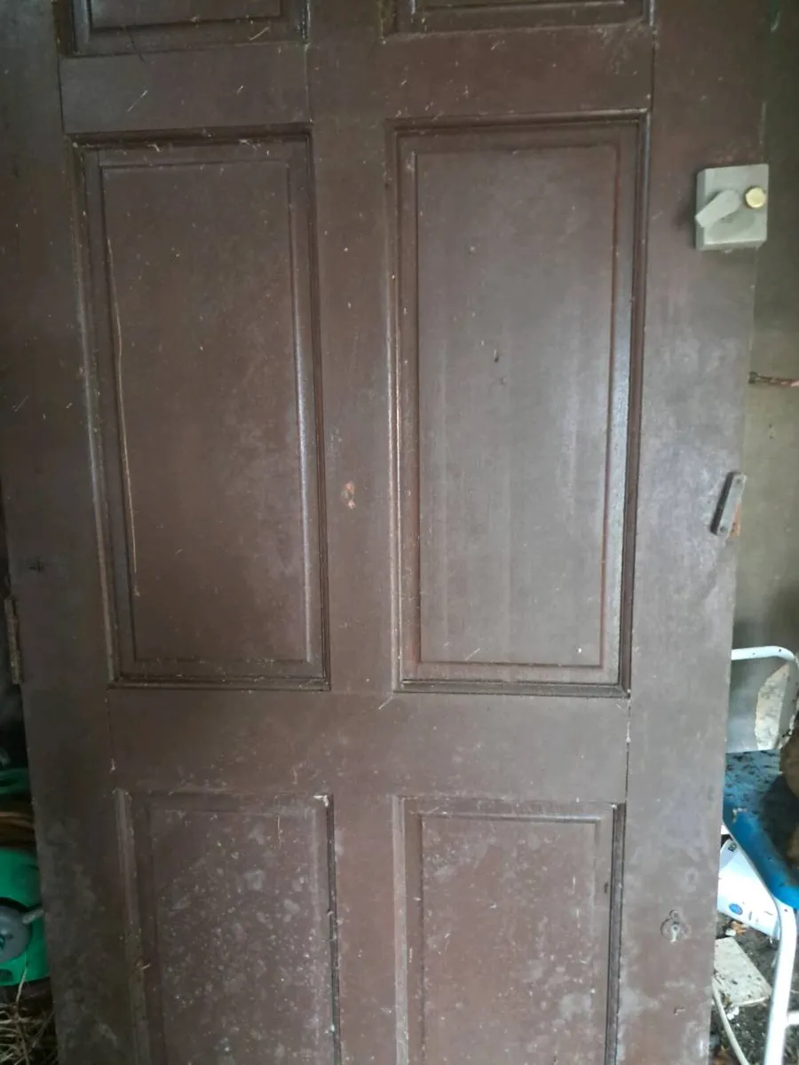 Large teak door plus 1 - Image 4