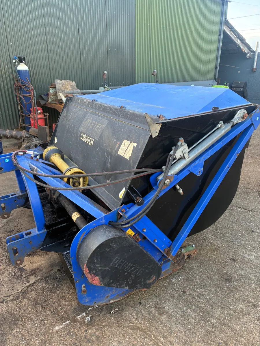 Peruzzo 1.8 m hi tip flail mower collector - Image 3