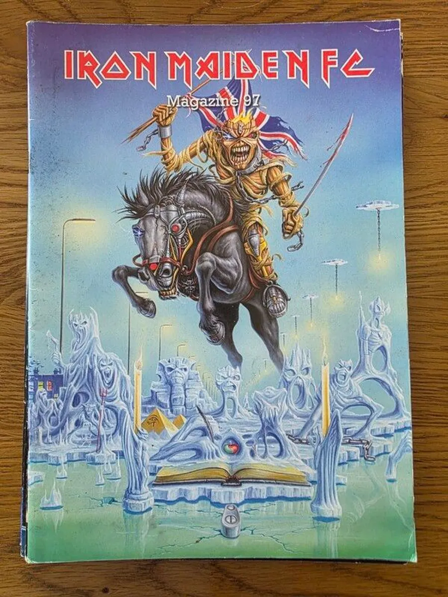 Iron Maiden Fan Club Magazines. Multiple Issues incl. number 100 & 99.5 - Image 4