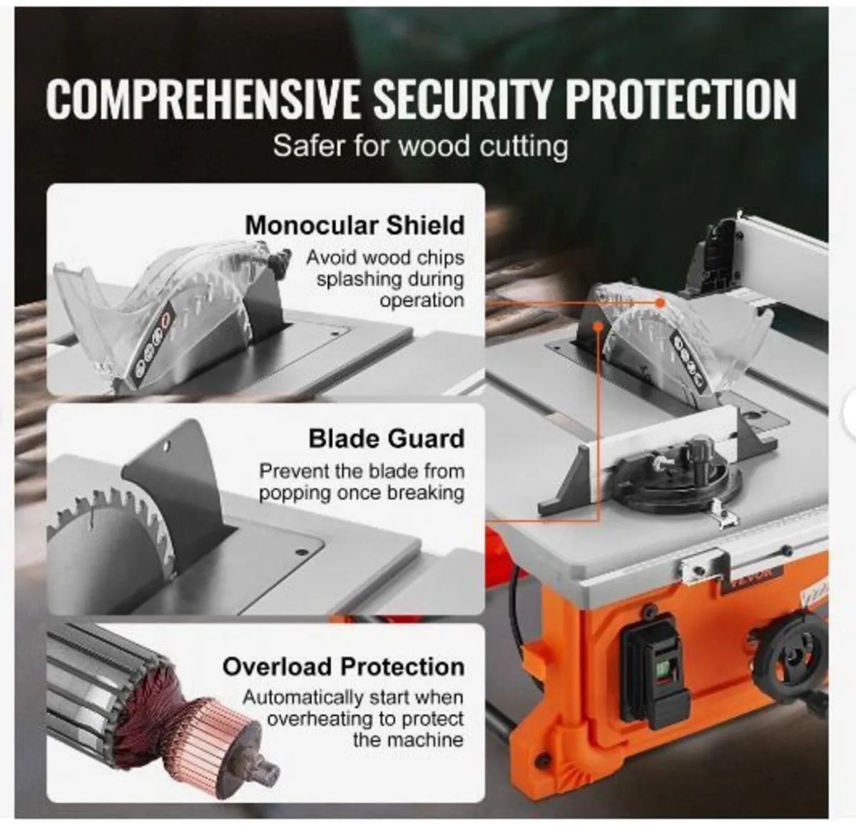 1800 W Table Saw Electric Cutting Machine - Image 4