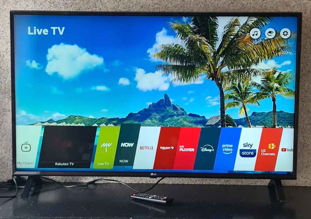LG 49" 4K Smart TV (Model: 49UJ630V) - Image 1