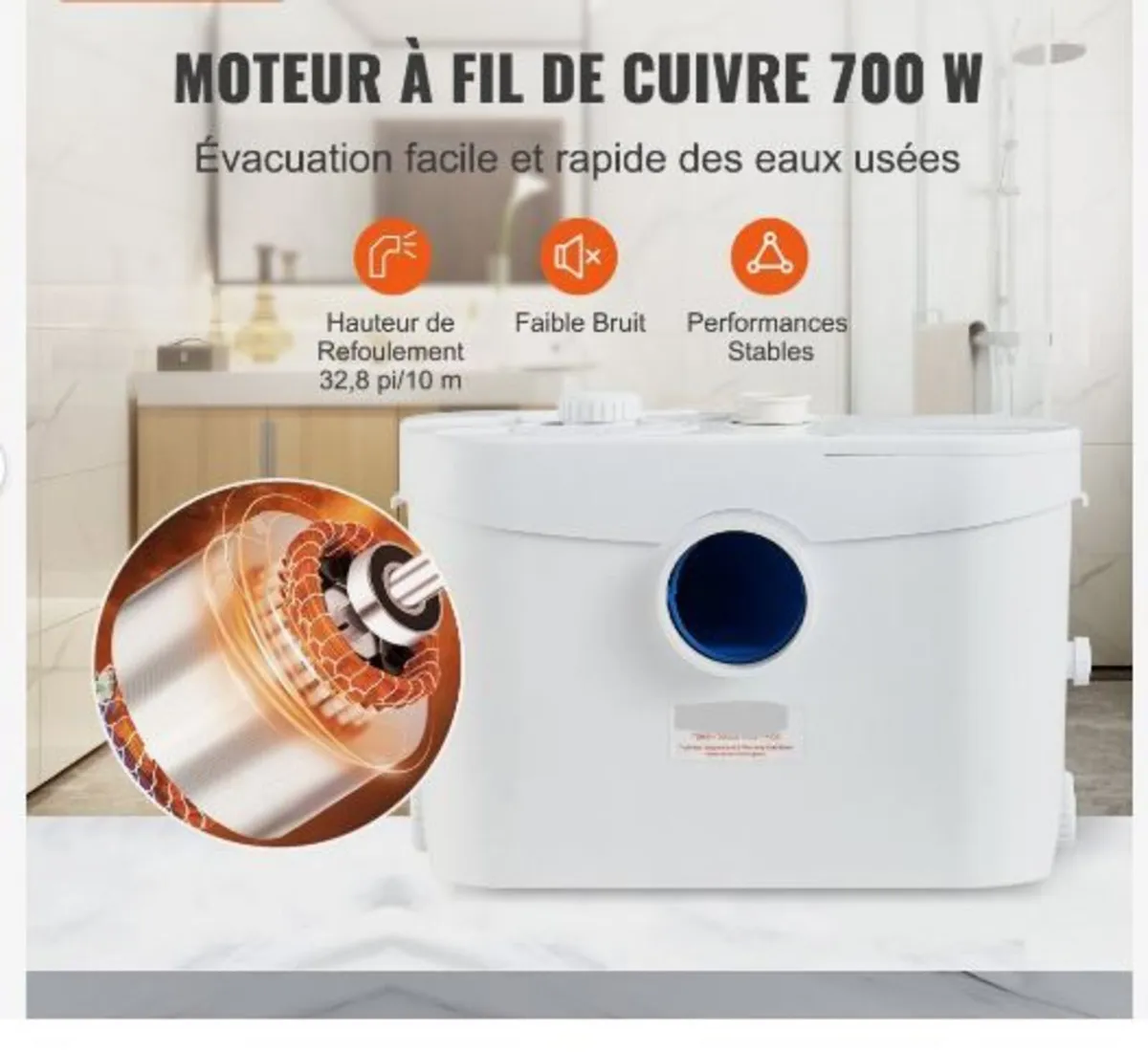 Macerator Pump, 700W - Image 2