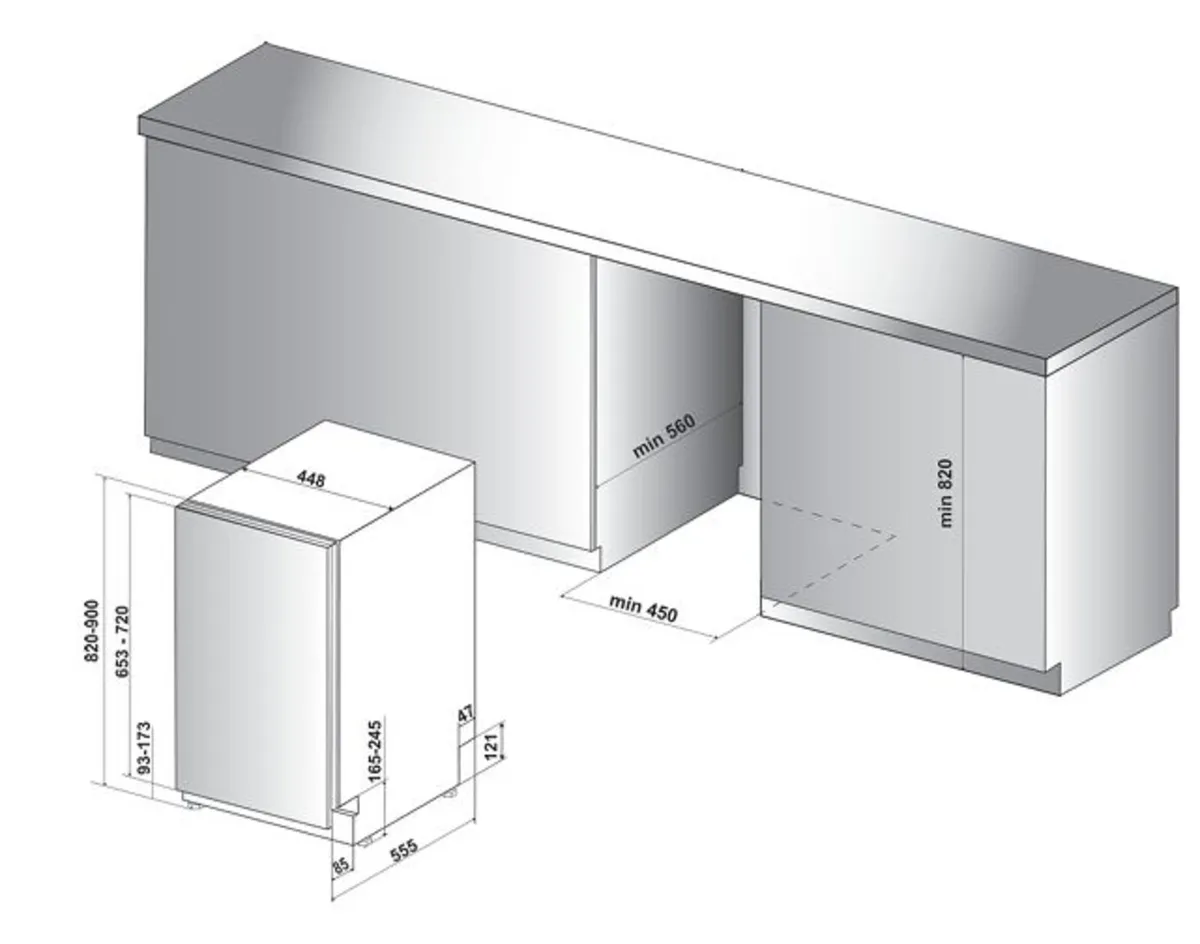 Whirlpool dishwasher integrated - Image 4