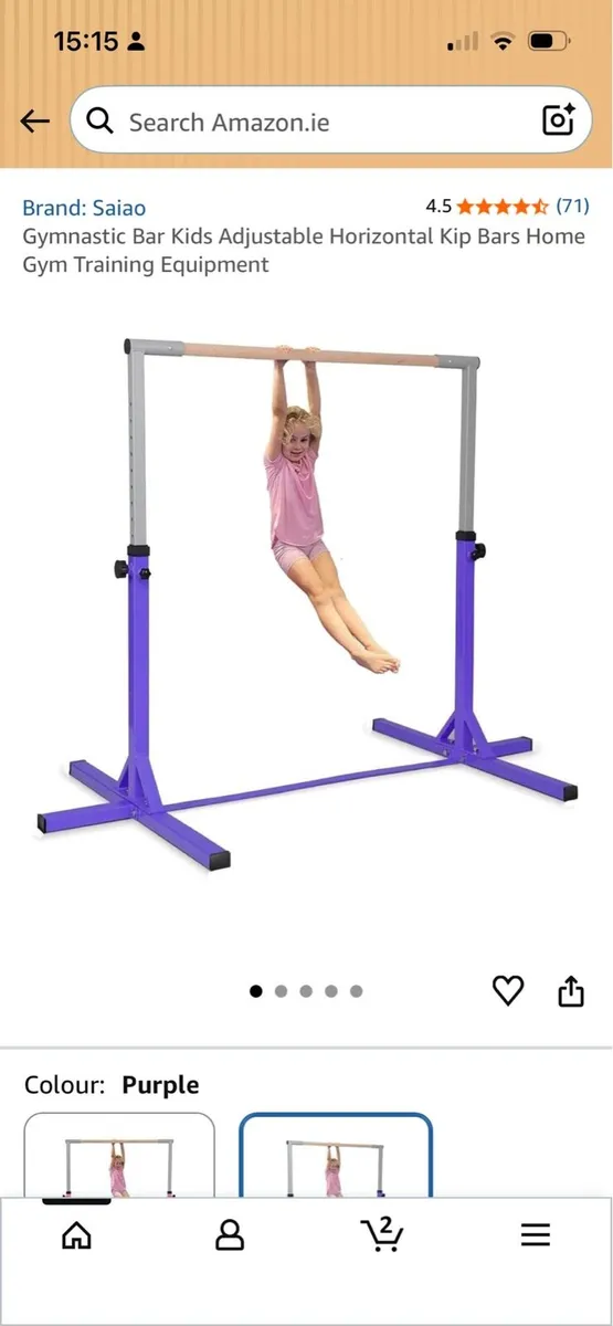 Children’s Gymnastics bars - Image 3