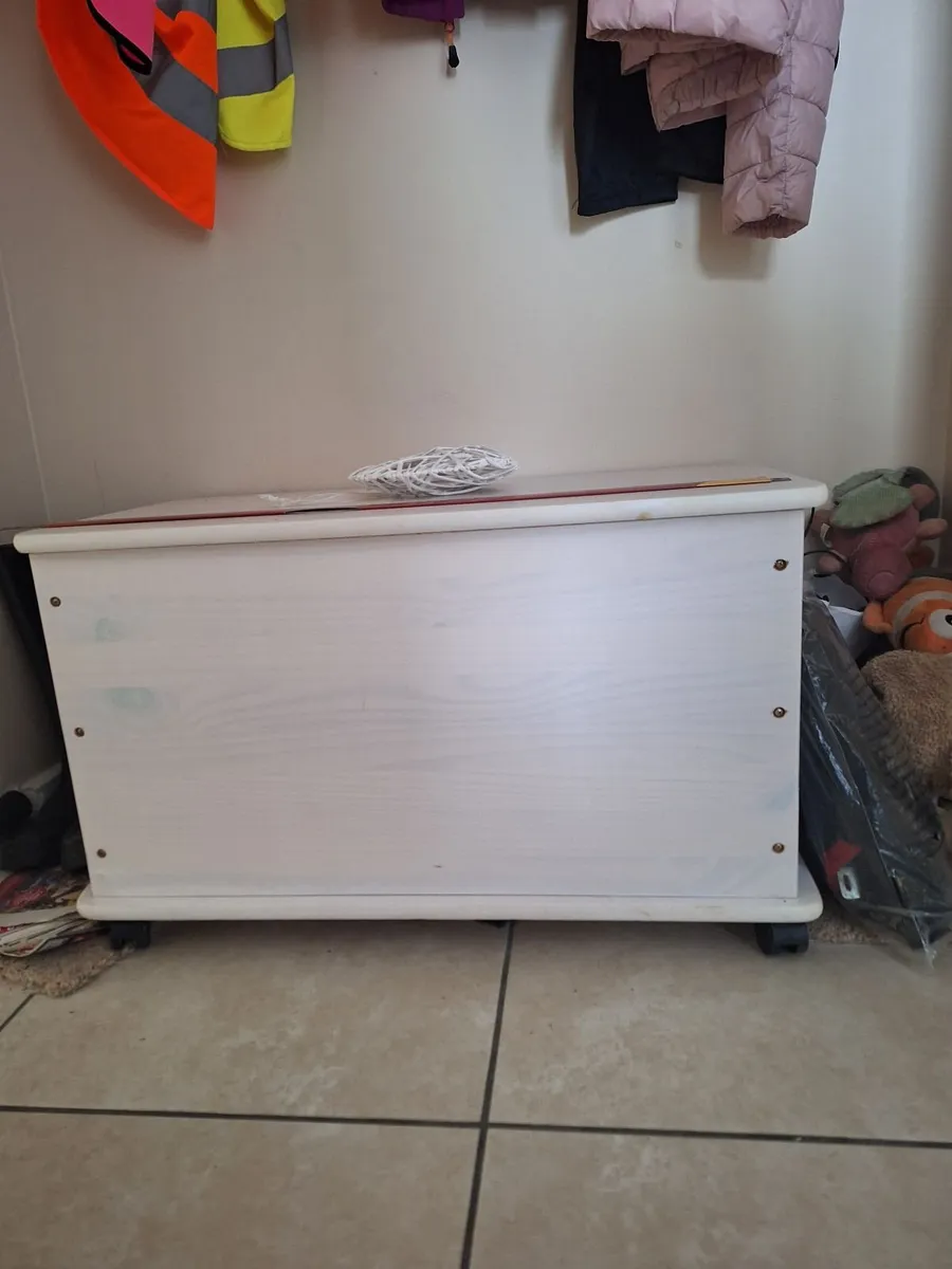 Wooden Blanket Box - Image 1