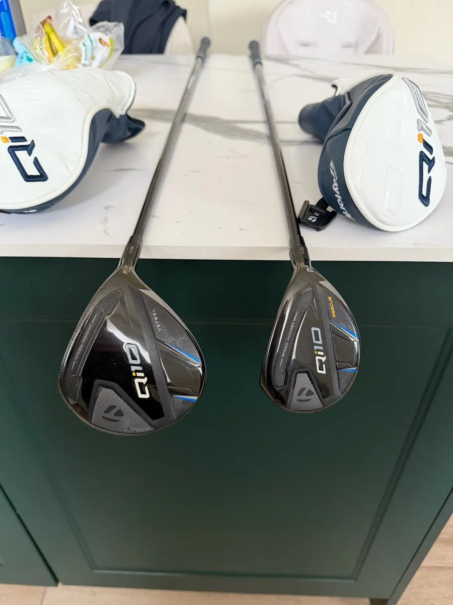 Qi10 3 wood and 3 rescue - Image 1