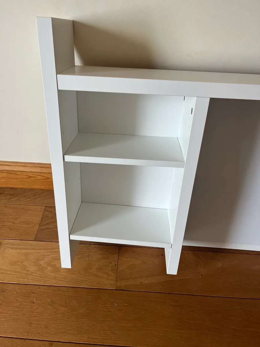 Micke Ikea white desk topper - Image 2