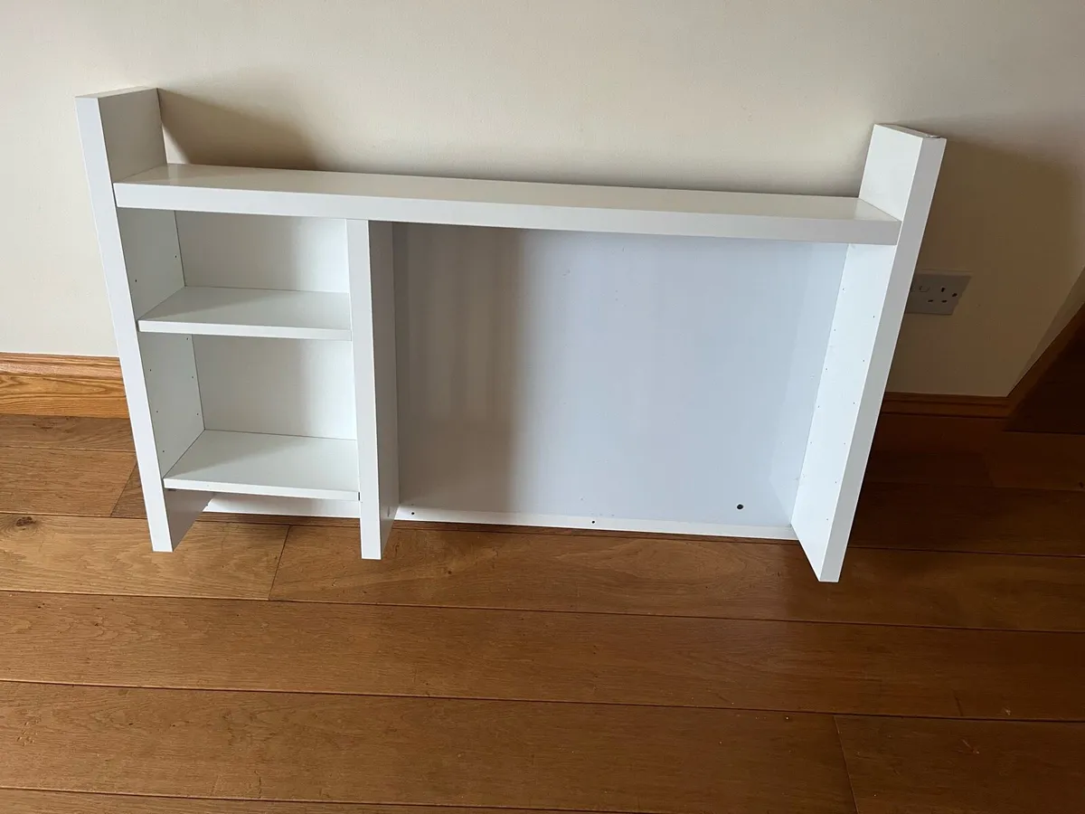 Micke Ikea white desk topper - Image 3