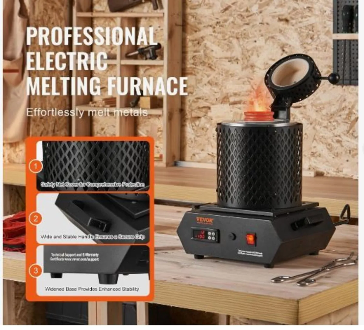 Gold Melting Furnace, 1350W - Image 2