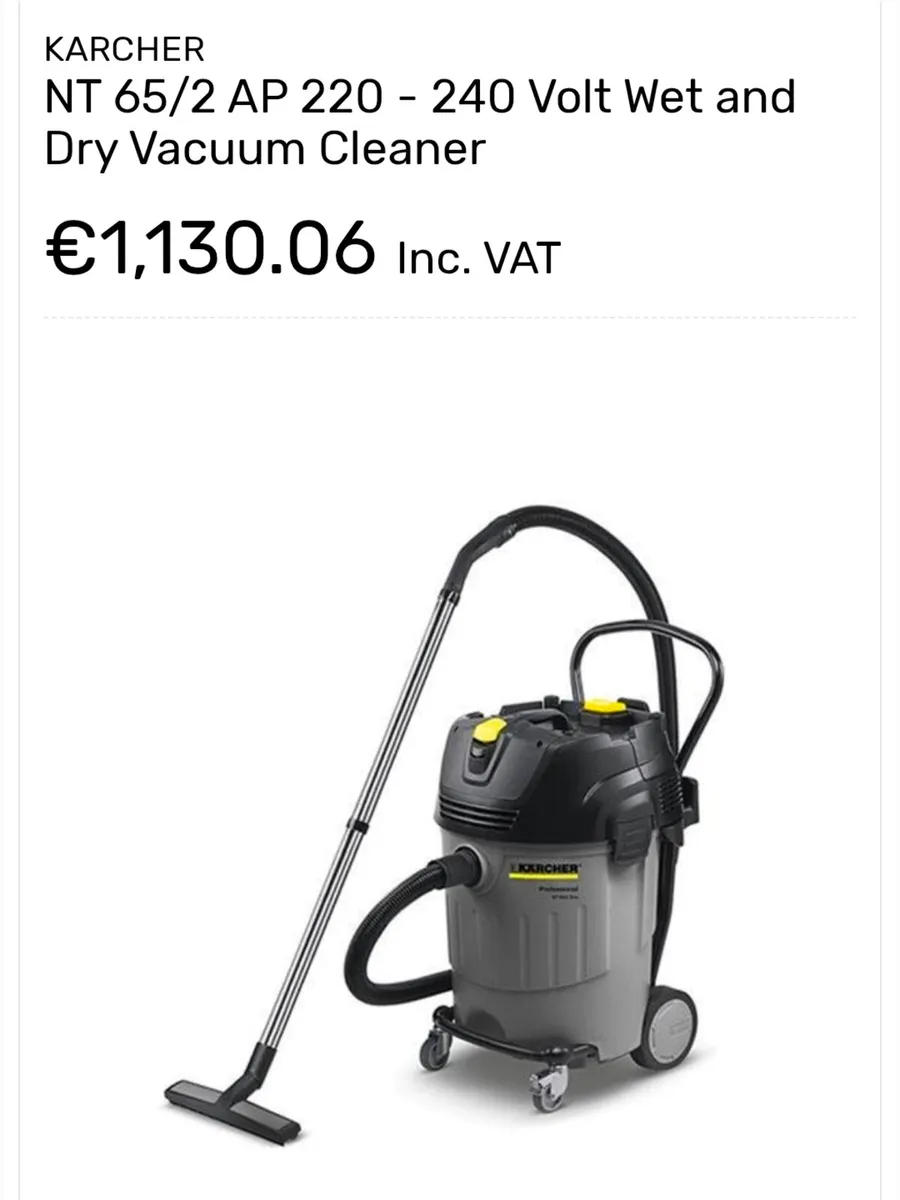 Kracher profession wet/dry vaccum - Image 1