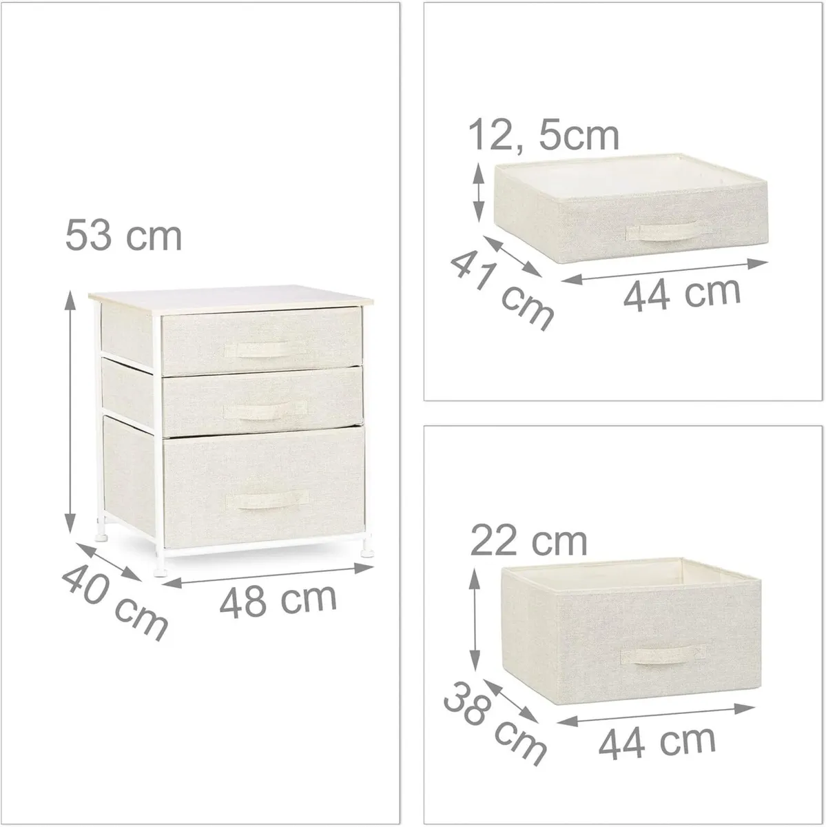 Shelving System Chest of Drawers Standing Shelf - Image 3
