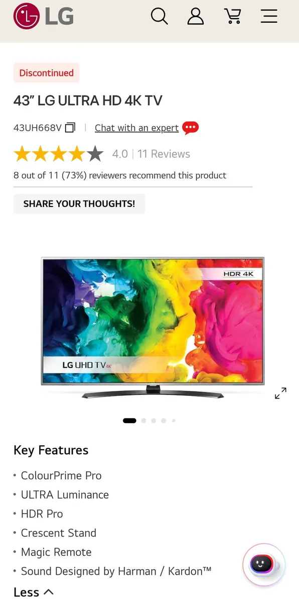 43" LG smart Tv - Image 4