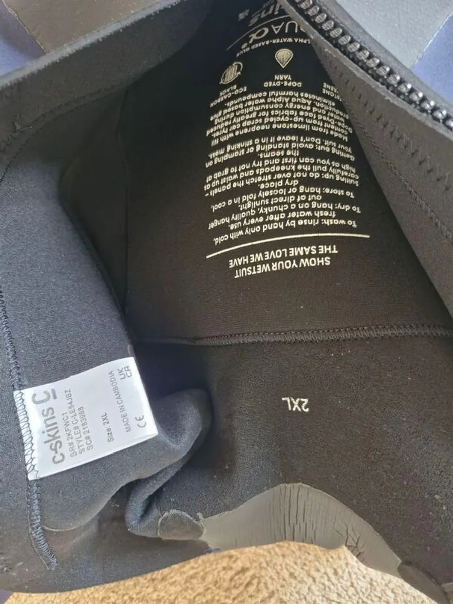 C-skins 5/4/3 mm back zip wetsuit - Image 4