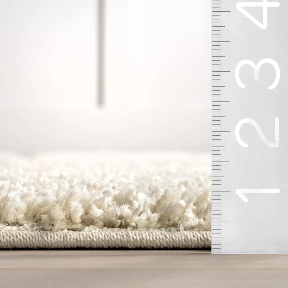 Carolyn Modern Shag Area Rug - Oval 3x5 Accent - Image 2