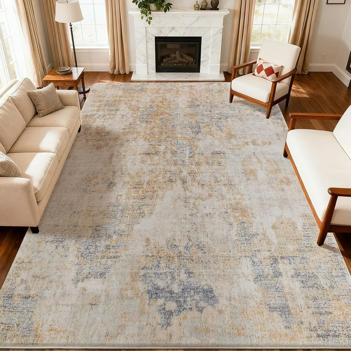 Rugs Living Room Morden Soft for Bedroom Large - Image 1