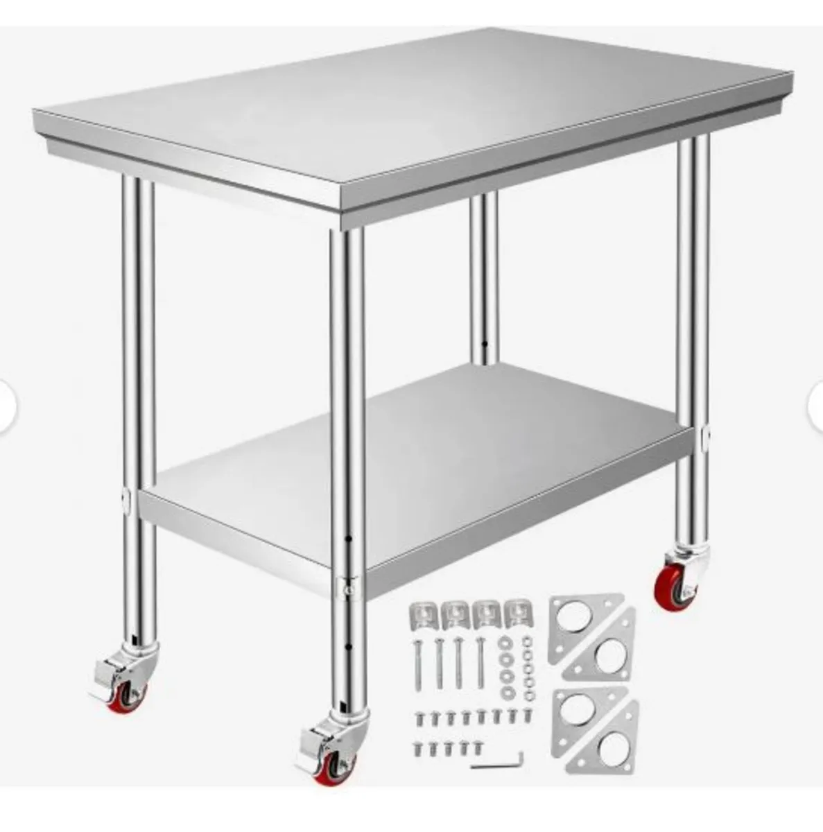 Stainless Steel Work Table 35 x 24 x 33 Inch - Image 1