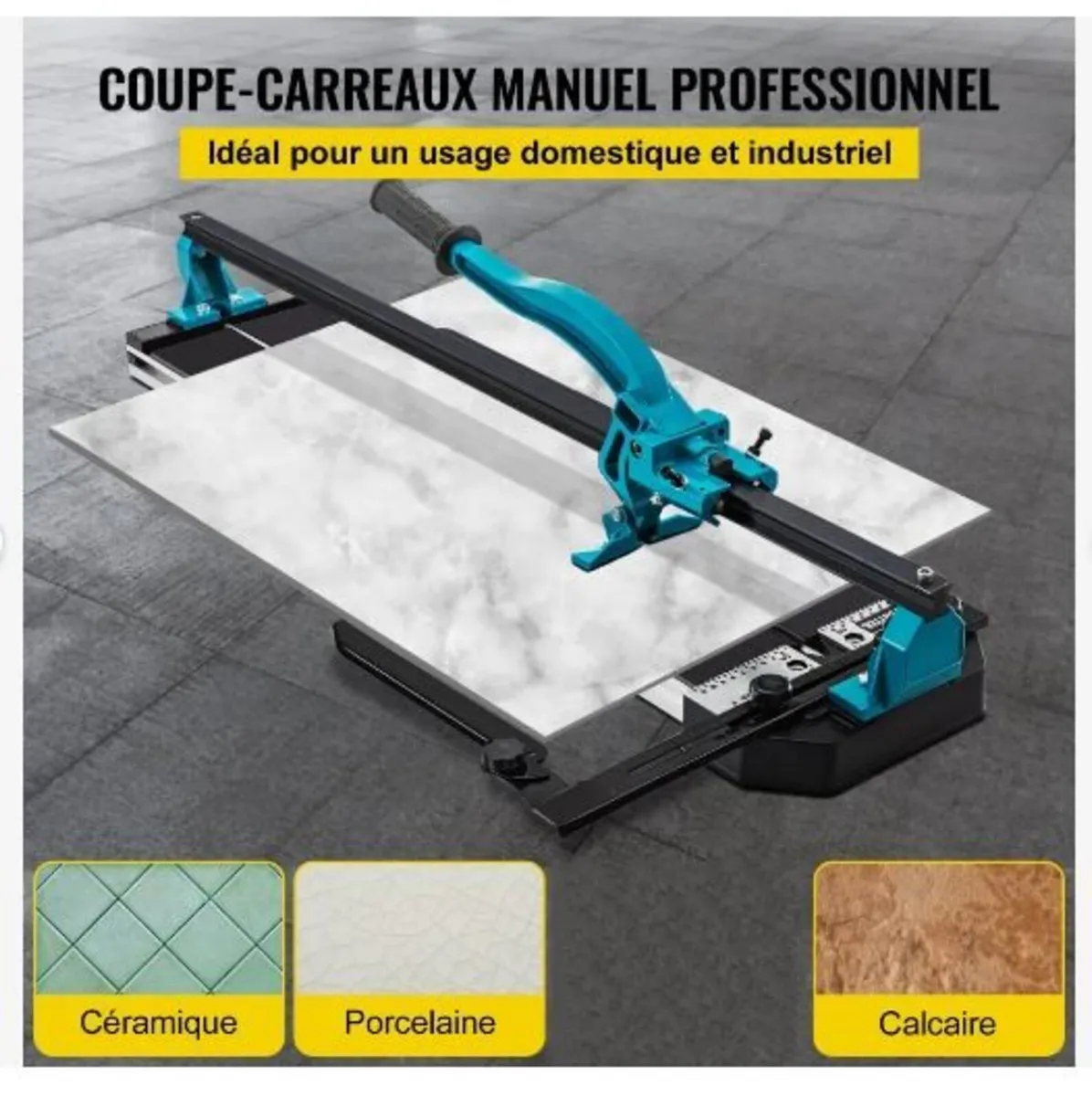 47 Inch Tile Cutter Single Rail Double Brackets - Image 3