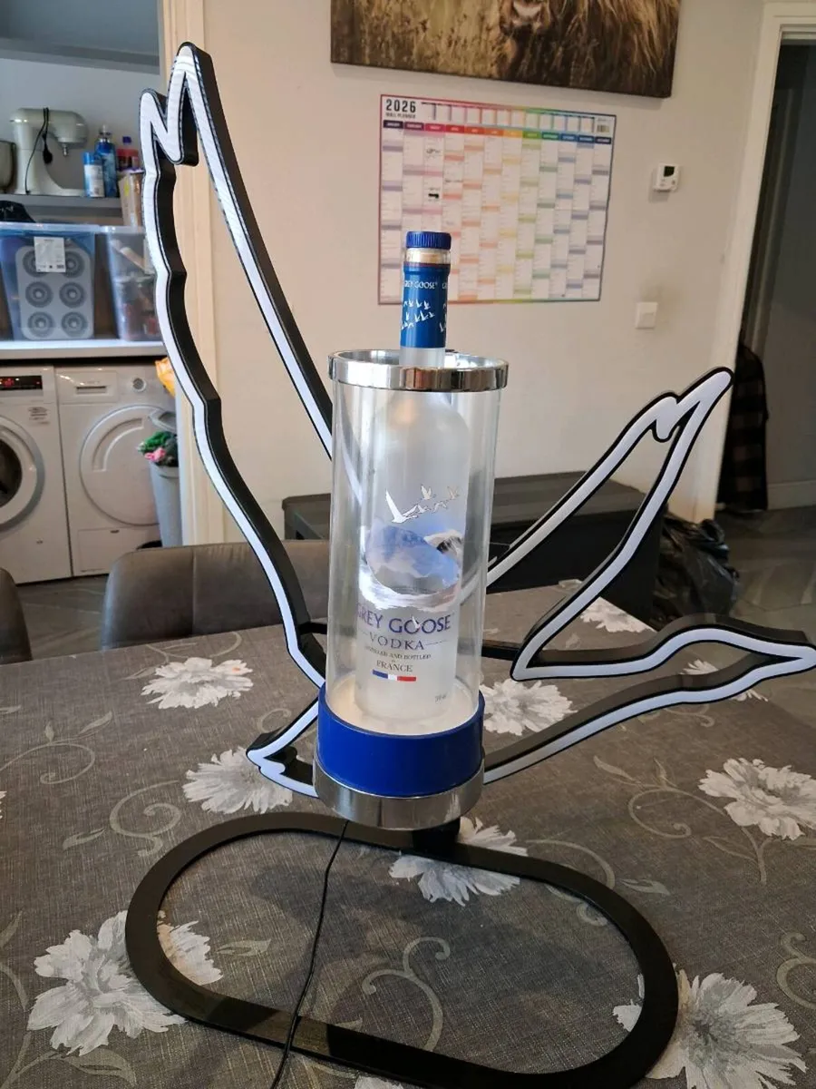Grey goose led lamp with built in Fridge - Image 1