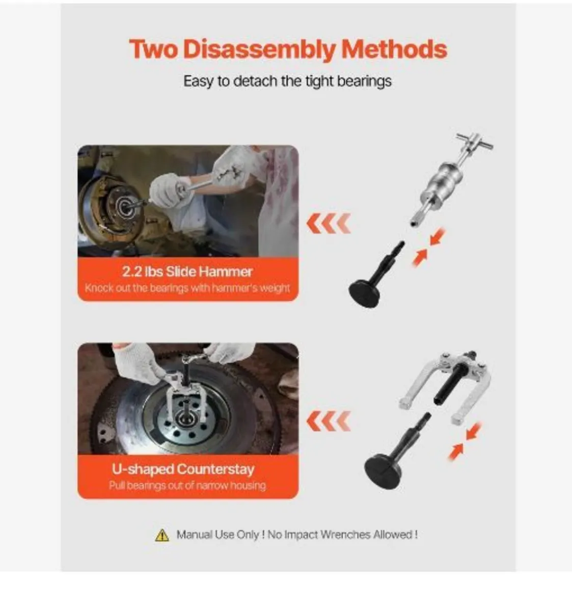 Blind Hole Bearing Puller Set - Image 2