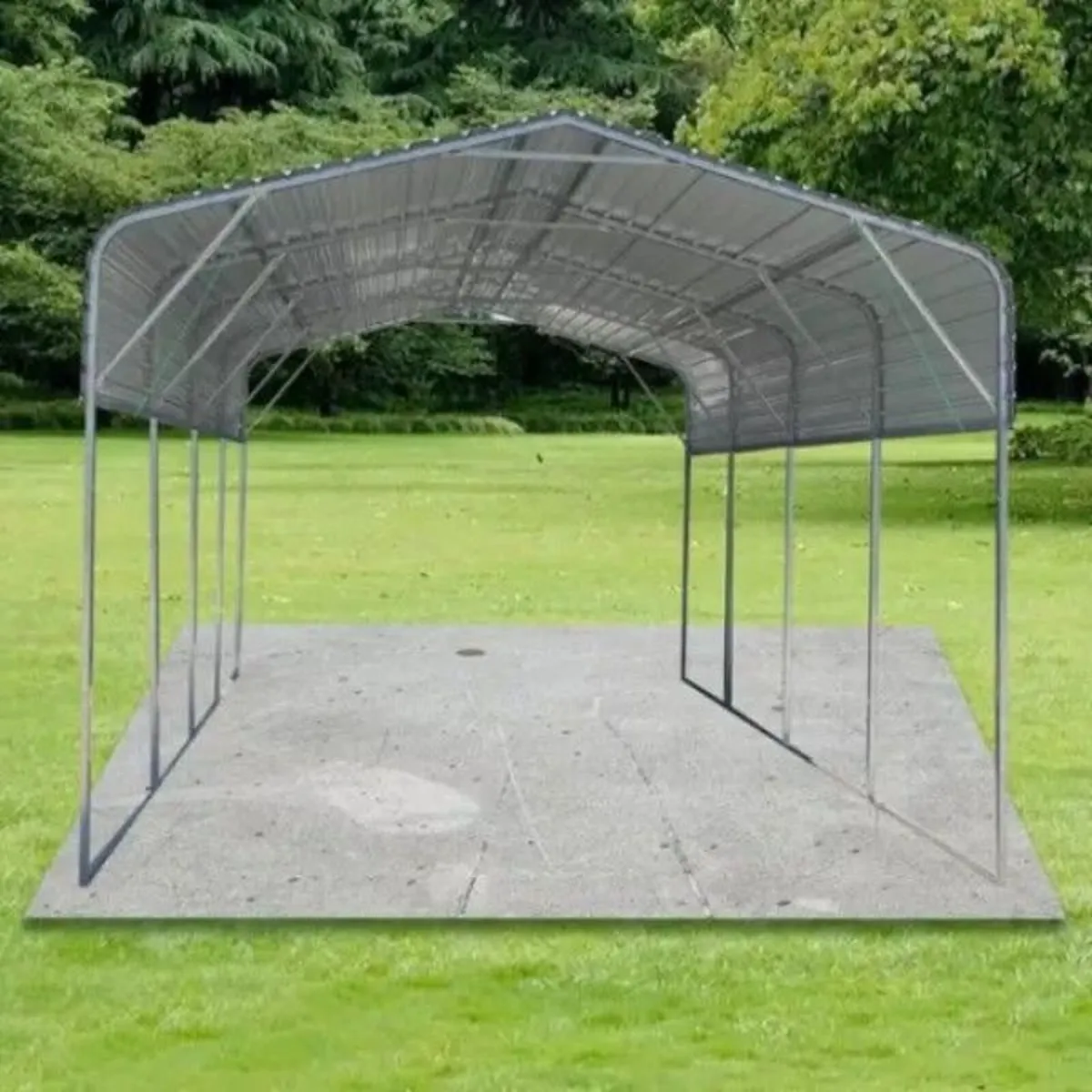 11x19ft Large Metal Parking Shed & Garage - Image 2