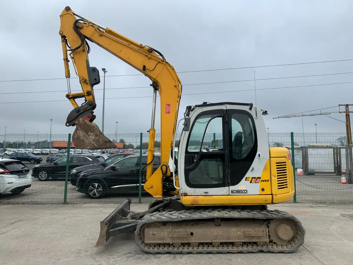 2007 NEW HOLLAND KOBELCO E80MSR EXCAVATOR FOR AUCT - Image 2