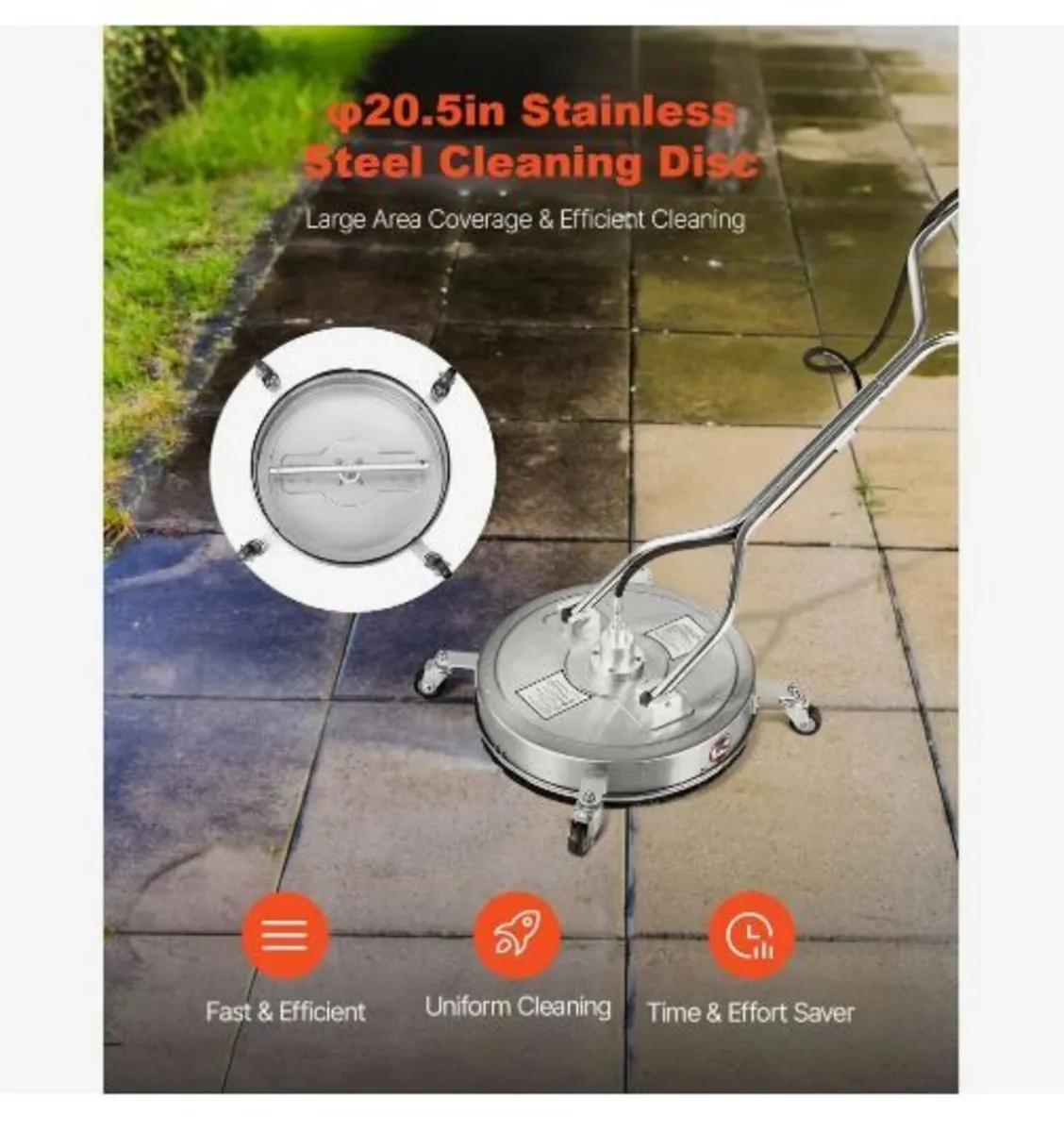 20" Pressure Washer Surface Cleaner - Image 3