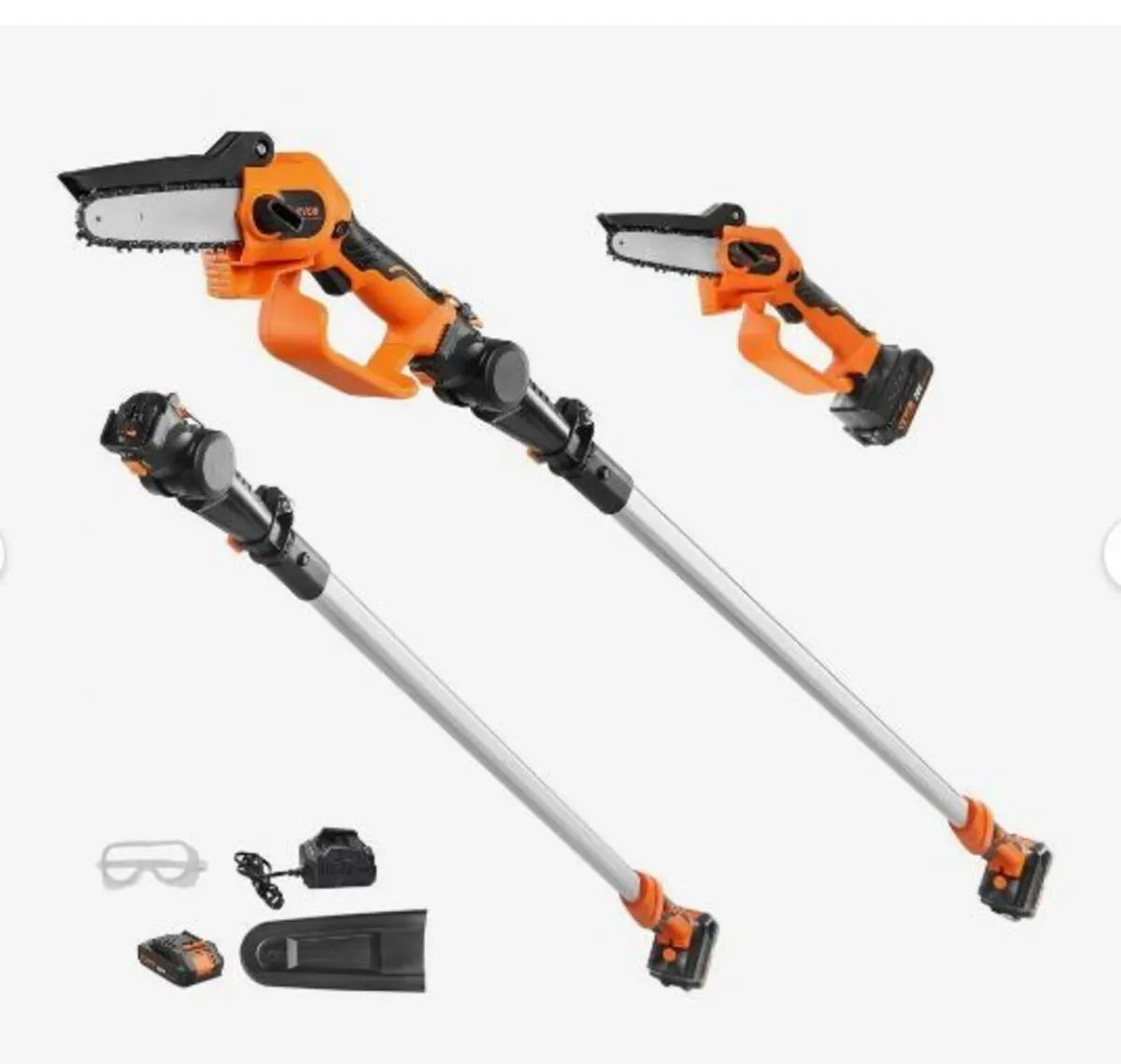 2-in-1 Cordless Pole Saw & Mini Chainsaw - Image 3