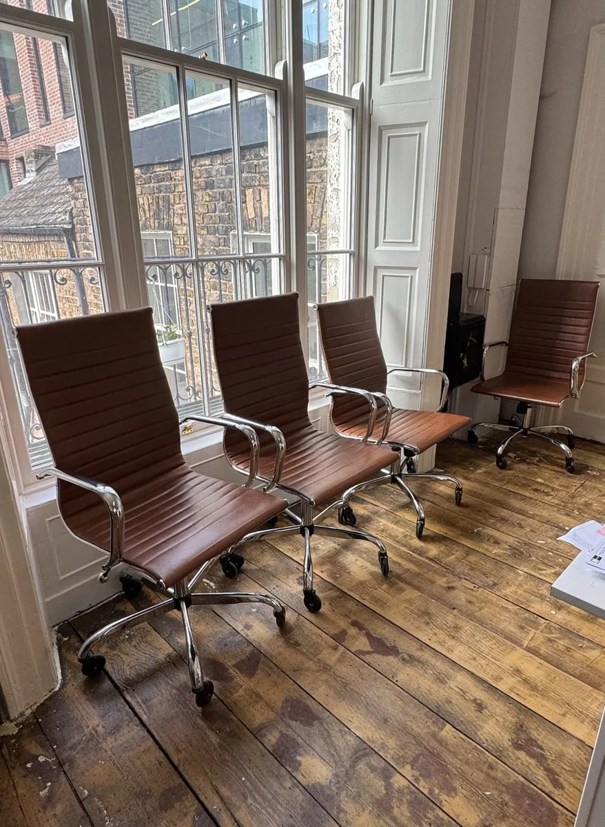 Office Chairs (4 No. Eames Inspired High Back)