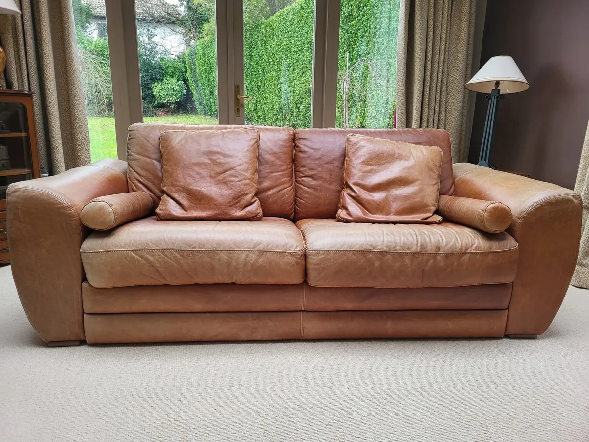Leather Sofa - Image 2