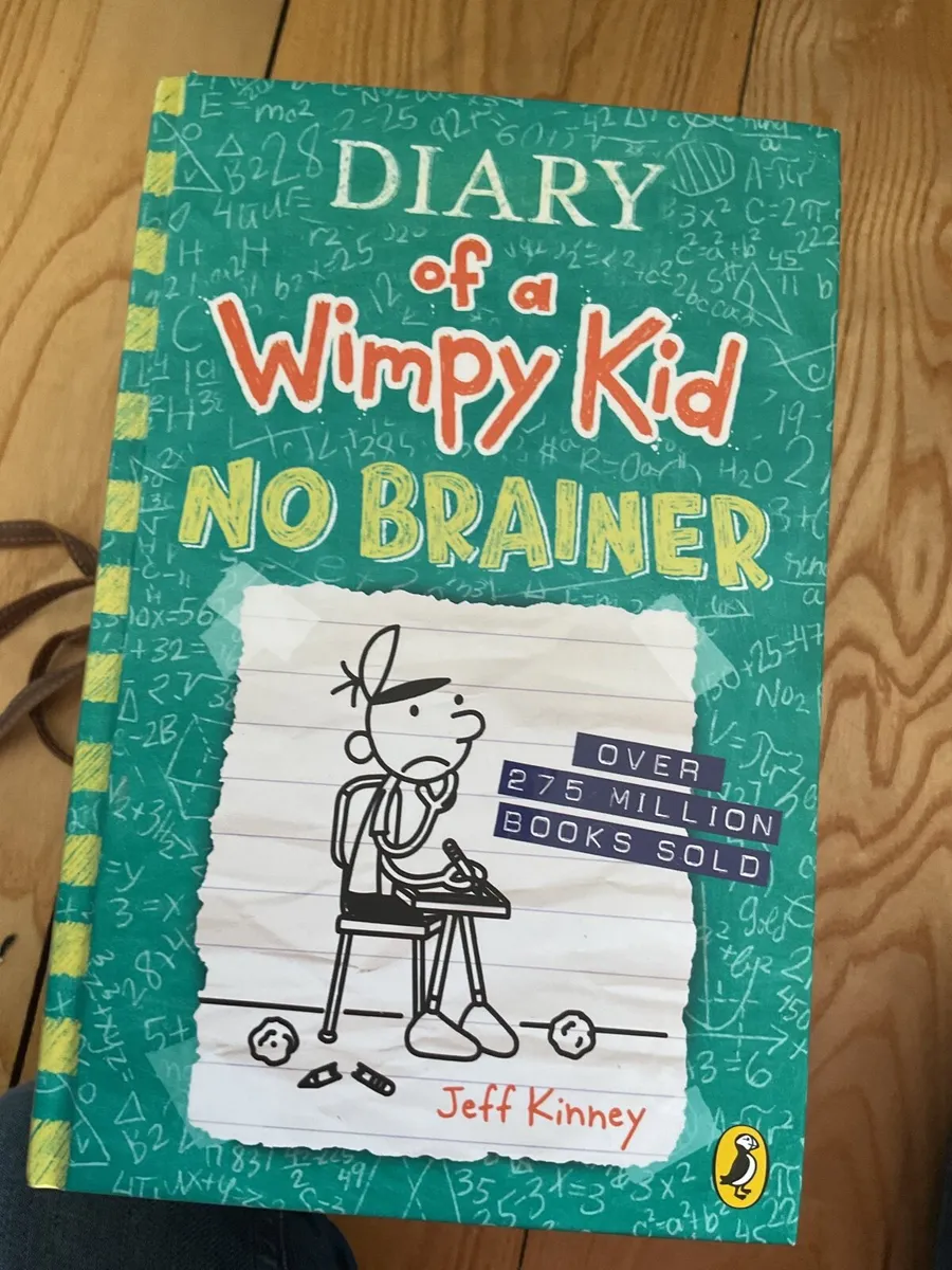 Diary of a Wimpy Kid book No Brainer Hardback Book