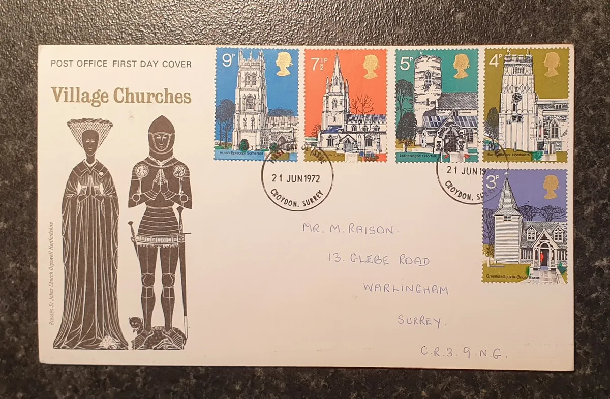 UK 1st Day Covers from 1972 & 1973 - Image 1